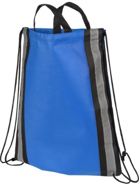 Sacca con coulisse in tessuto non tessuto riflettente 33x42 cm